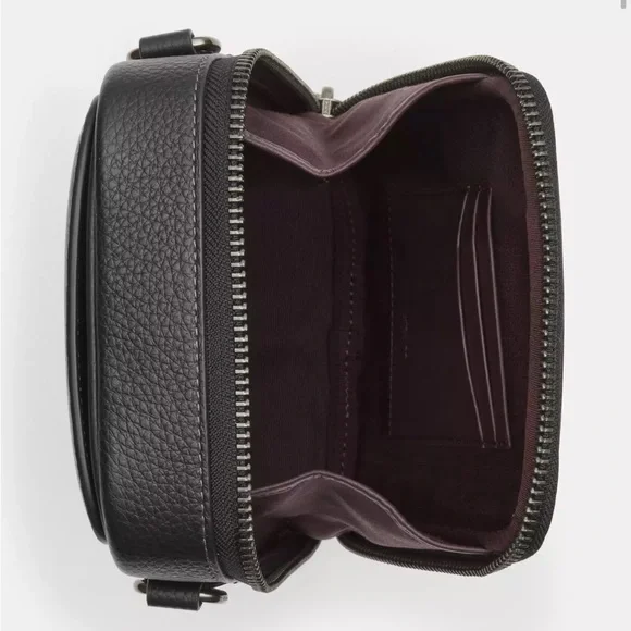 NWT COACH Coach X Tom Wesselmann Stanton Leather Crossbody in Black - Picture 3 of 6